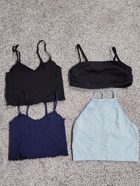 Set Of 4 Aerie Bra Tops